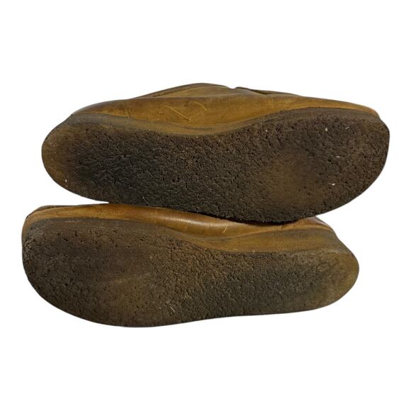 Clark’s Wallabee Moc Toe Leather Shoes Men’s 7 Brown Lace-Up Casual Comfort - Picture 8 of 8